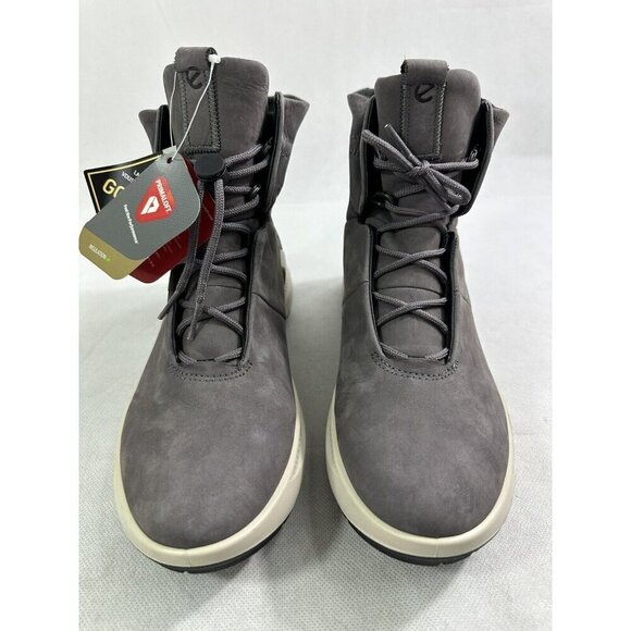 Ecco Solice Yak Leather Goretex Boots Gravity Nubuck Women’s 9-9.5 New READ - Picture 2 of 12